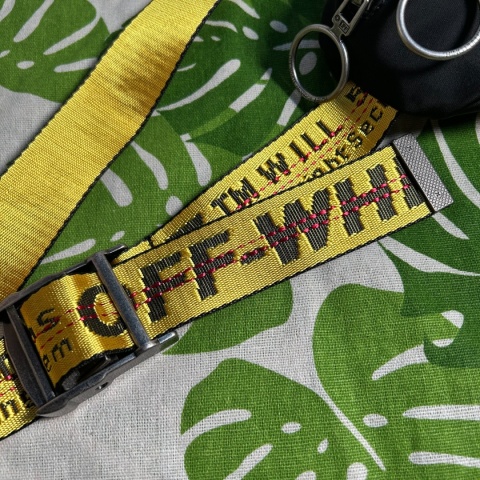 Torebka na ramię Off White Casual /Sport Crossbody Bag Black & Yellow