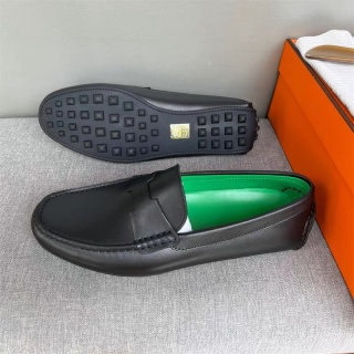 Mokasyny skórzne Loafersy Hermes
