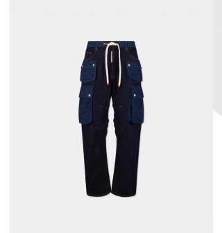 Spodnie Dsquared Deep Blue Straight‑Slim