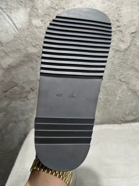 Męskie klapki skórzaane - sandały RICK OWENS