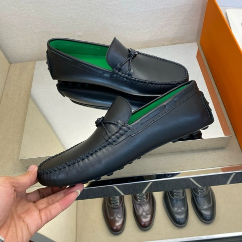 Mokasyny skórzne Loafersy Hermes