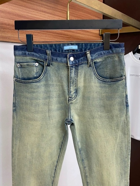 Spodnie Prada slim fit