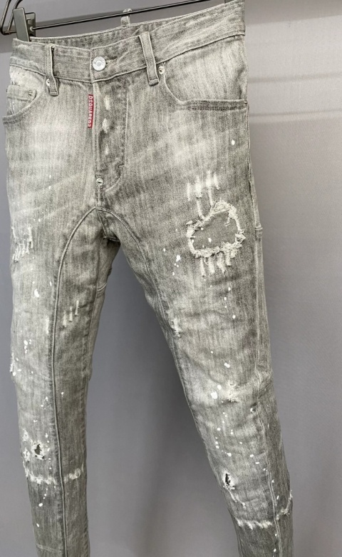 Spodnie Dsquared slim fit Destroyed