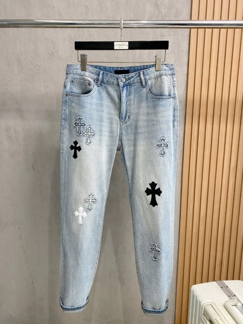 Spodnie Chrome Hearts slim fit
