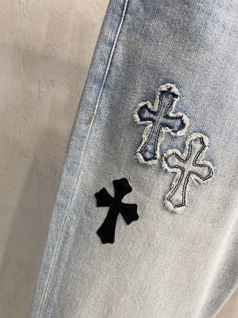Spodnie Chrome Hearts slim fit