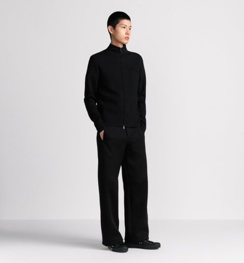 Sweter zapinany na zamek Christian Dior