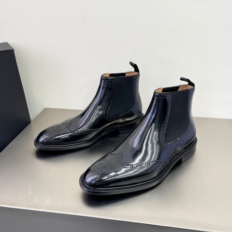 Buty wsuwane sztyblety Prada