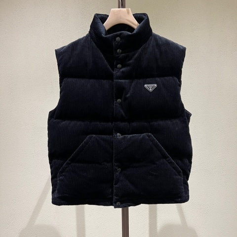 Kamizelka sztruksowa Prada