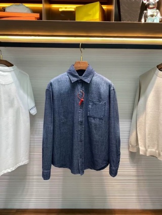 Koszula dżinsowa Loewe haftowane logo Gardinat Style