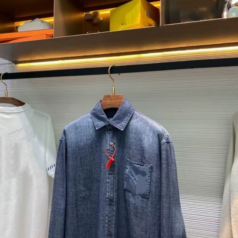 Koszula dżinsowa Loewe haftowane logo Gardinat Style