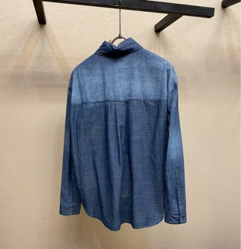 Koszula dżinsowa Loewe haftowane logo Gardinat Style