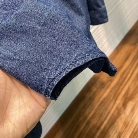 Koszula dżinsowa Loewe haftowane logo Gardinat Style